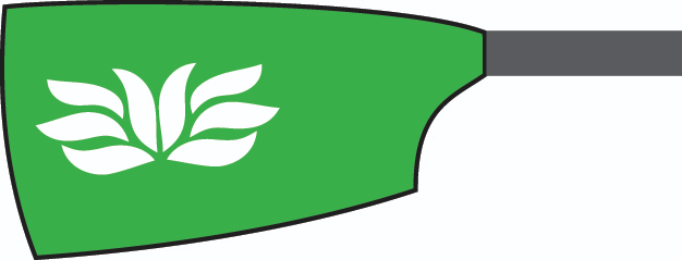 Blade of Kew House School Boat Club: Emerald Green with a White School Emblem