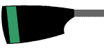 Blade of Trafford Rowing Club: Black with Jade Band