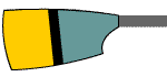 Blade of Falcon Boat Club: Turquoise, Black & Amber