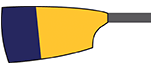 Blade of Bryanston School Boat Club: Blue & Yellow