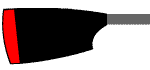 Blade of Godolphin & Latymer School Boat Club: Black & Red